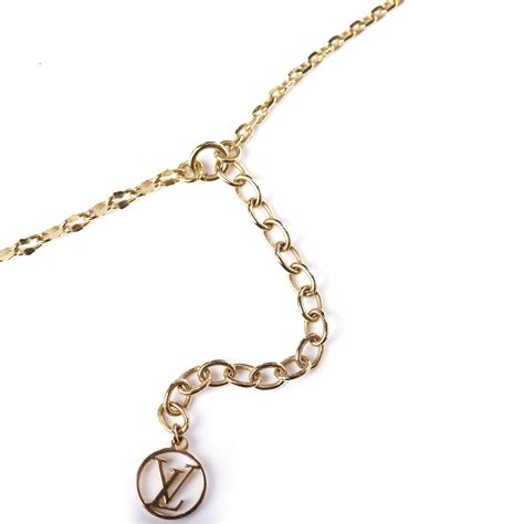 lv necklace dupe
